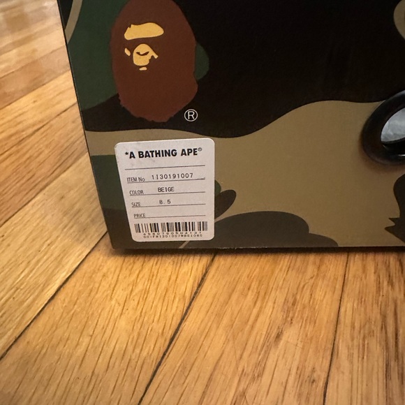 BAPE “a bathing ape” Men’s sneakers, MENS SIZE 8.5 - Picture 9 of 14